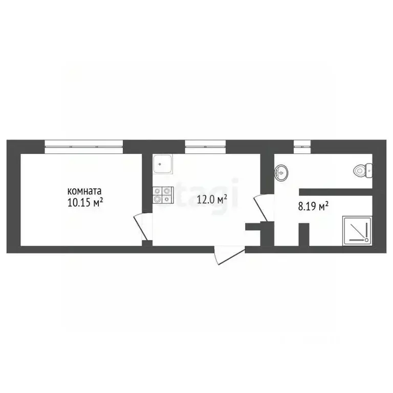 1-к кв. Крым, Ялта муниципальный округ, Массандра пгт ул. Умельцев, 1 ... - Фото 2