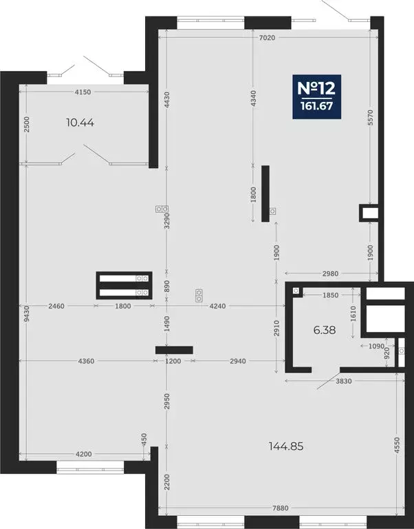 Помещение свободного назначения (161.67 м) - Фото 1