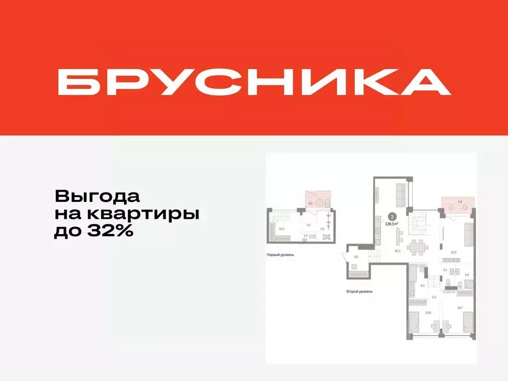 3-к кв. Тюменская область, Тюмень ул. Муравленко, 9/2 (139.54 м) - Фото 1