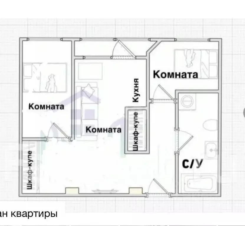 2-к кв. Приморский край, Владивосток ул. Жигура, 26 (66.7 м) - Фото 1