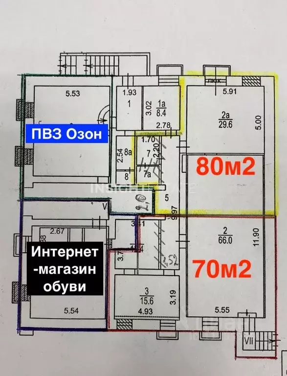 помещение свободного назначения в москва кунцевская ул, 11 (150 м) - Фото 1