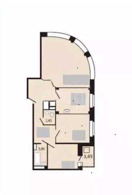 3-к кв. Москва, Москва, Щербинка ул. Космонавтов, 5 (106.0 м) - Фото 1