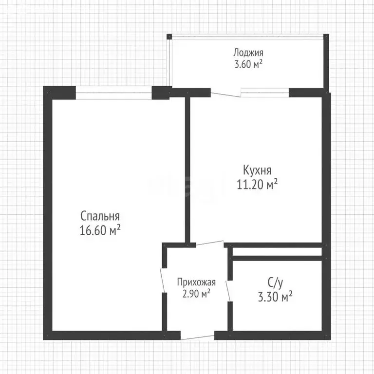 1-комнатная квартира: Краснодар, улица Краеведа Соловьёва, 6к1 (34 м) - Фото 0