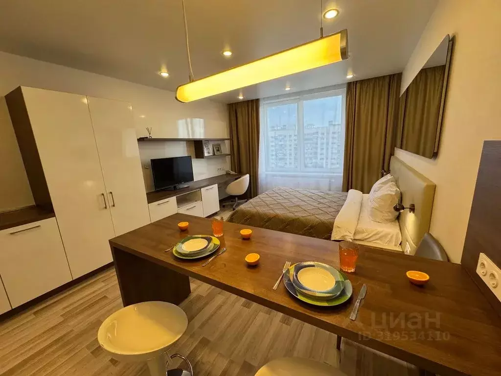 Студия Санкт-Петербург ул. Хошимина, 16А (30.0 м) - Фото 1