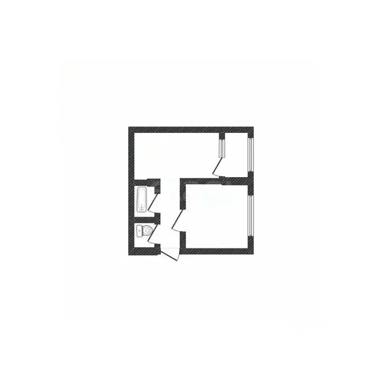 1-к кв. Липецкая область, Липецк ул. Ушинского, 23 (35.4 м) - Фото 2