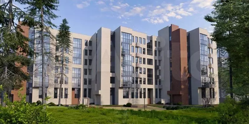 2-к. квартира, 60,5 м, 2/6 эт. - Фото 1