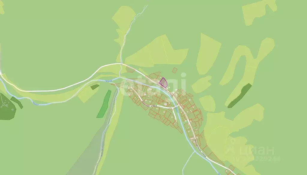 Участок в Алтай, Чемальский район, с. Уожан Центральная ул., 5 (15.0 ... - Фото 1