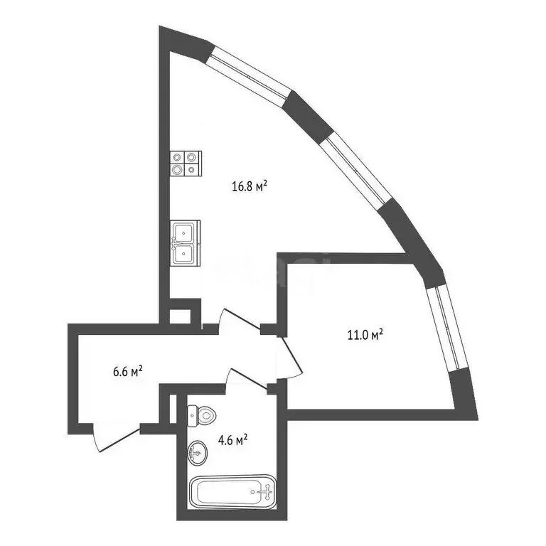 1-комнатная квартира: Москва, ЖК Нагатино Ай-Ленд, к1 (39 м) - Фото 0