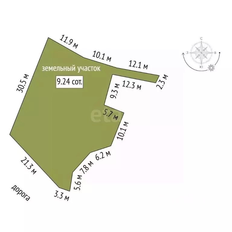 Участок в Севастополь ул. Ручьевая, 25 (9.24 сот.) - Фото 2