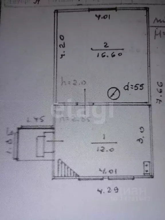 Дом в Псковская область, Островский район, Бережанская волость, ... - Фото 2