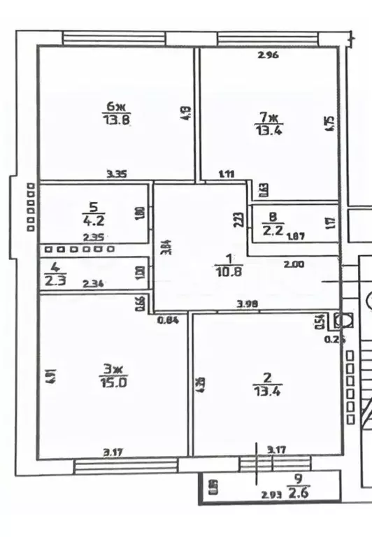 3-к кв. Калининградская область, Гурьевск бул. Рижский (75.1 м) - Фото 2