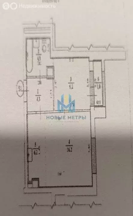 1-комнатная квартира: Нижний Новгород, улица Чаадаева, 2к1 (40 м) - Фото 1