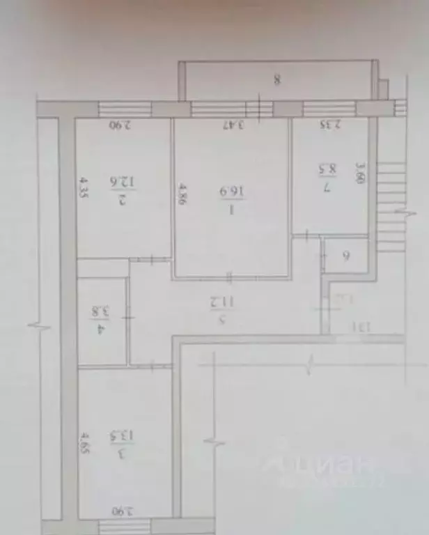 3-к кв. Ленинградская область, Сосновый Бор Молодежная ул., 60 (71.2 ... - Фото 2