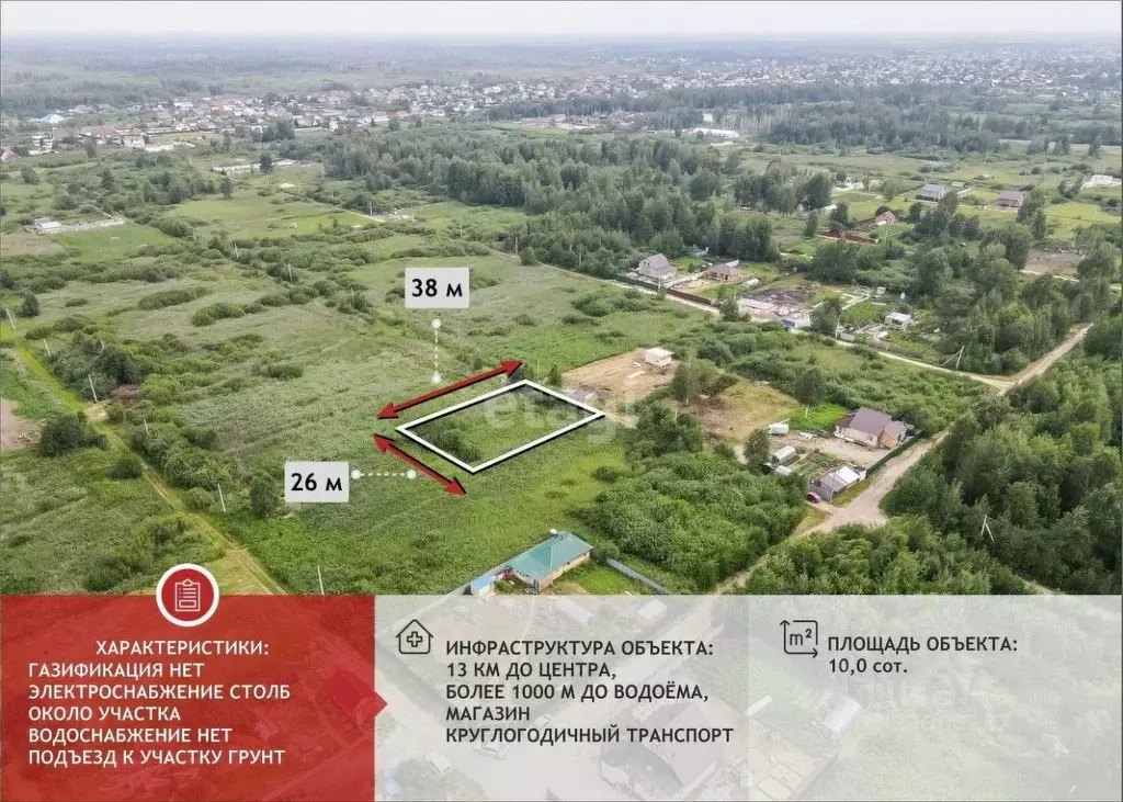 Участок в Тюменская область, Тюмень Ясень садовое товарищество, ул. ... - Фото 1