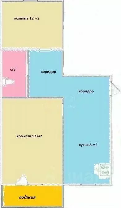 2-к кв. Московская область, Раменский муниципальный округ, Быково пгт ... - Фото 2