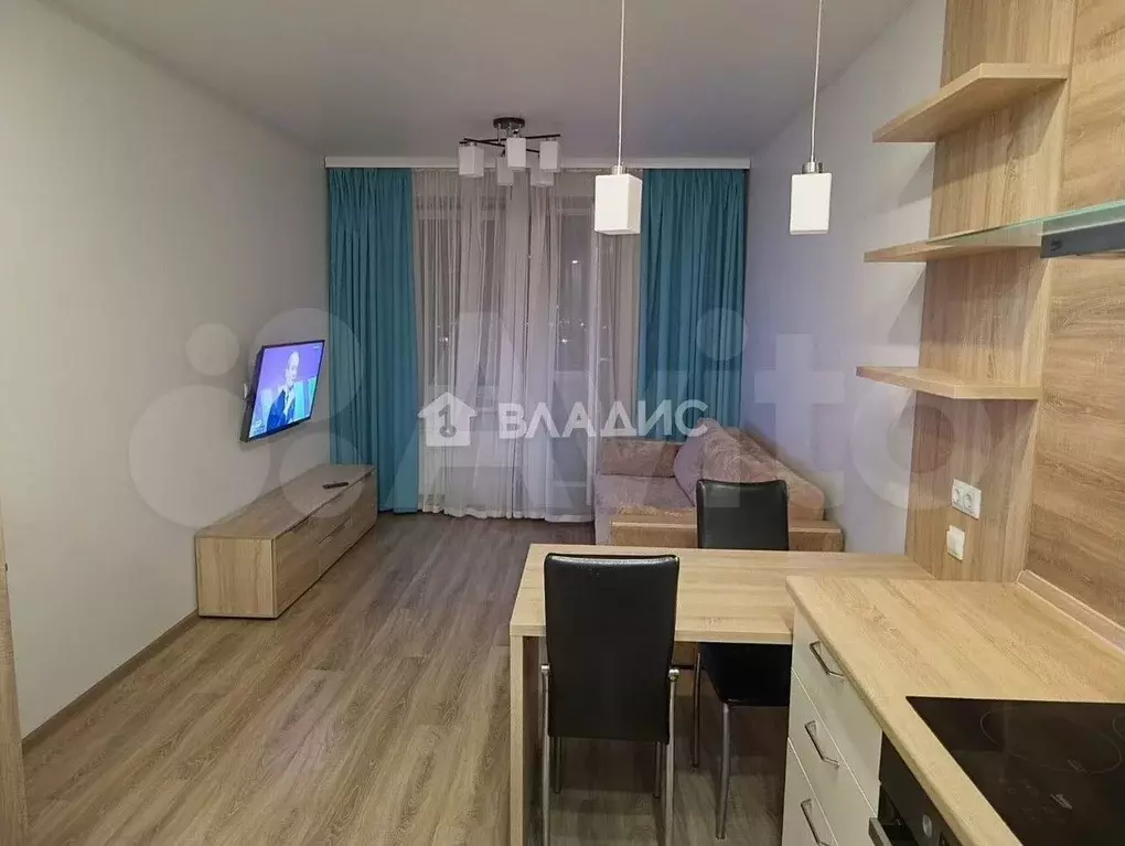 1-к. квартира, 40,7 м, 8/9 эт. - Фото 1