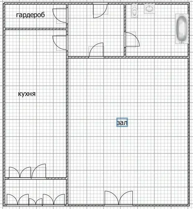 1-к кв. Башкортостан, Уфа Кремлевская ул., 76 (36.0 м) - Фото 1