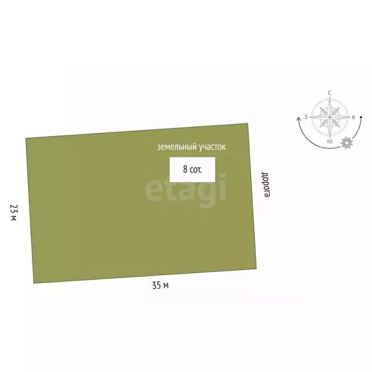 Участок в Башкортостан, Стерлитамакский район, д. Казадаевка ул. ... - Фото 2