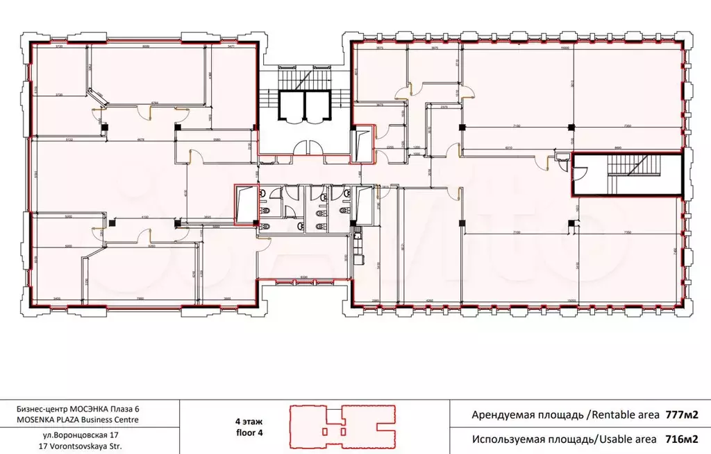 Аренда офисного блока, 777 м - Фото 0