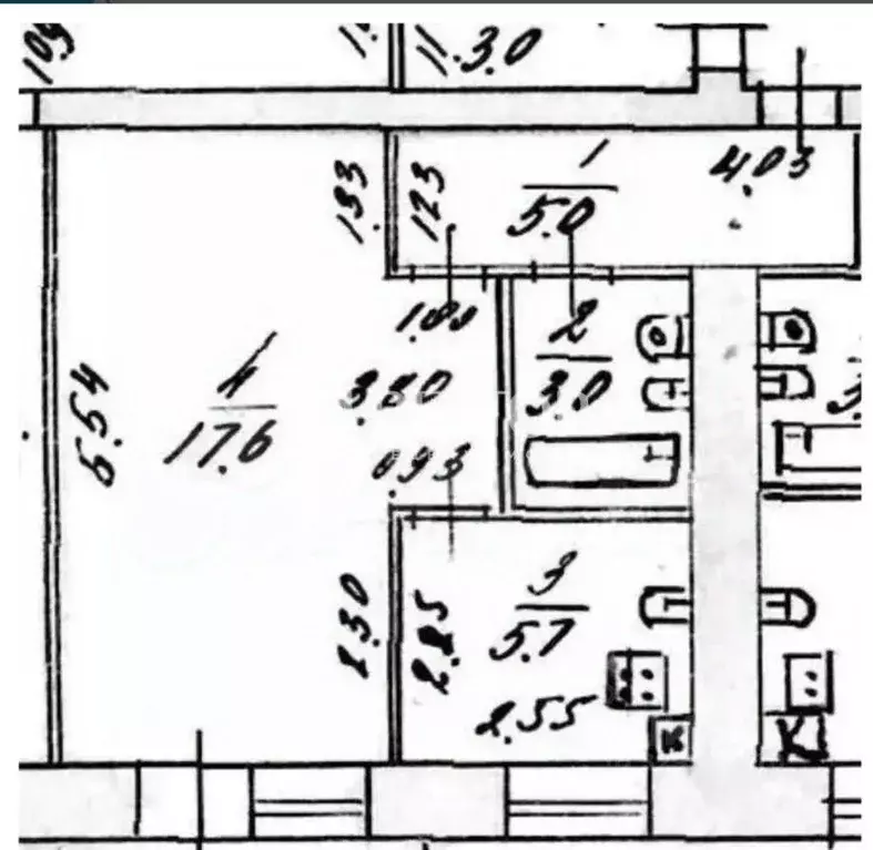 1-к кв. Костромская область, Кострома Почтовая ул., 6 (32.0 м) - Фото 2
