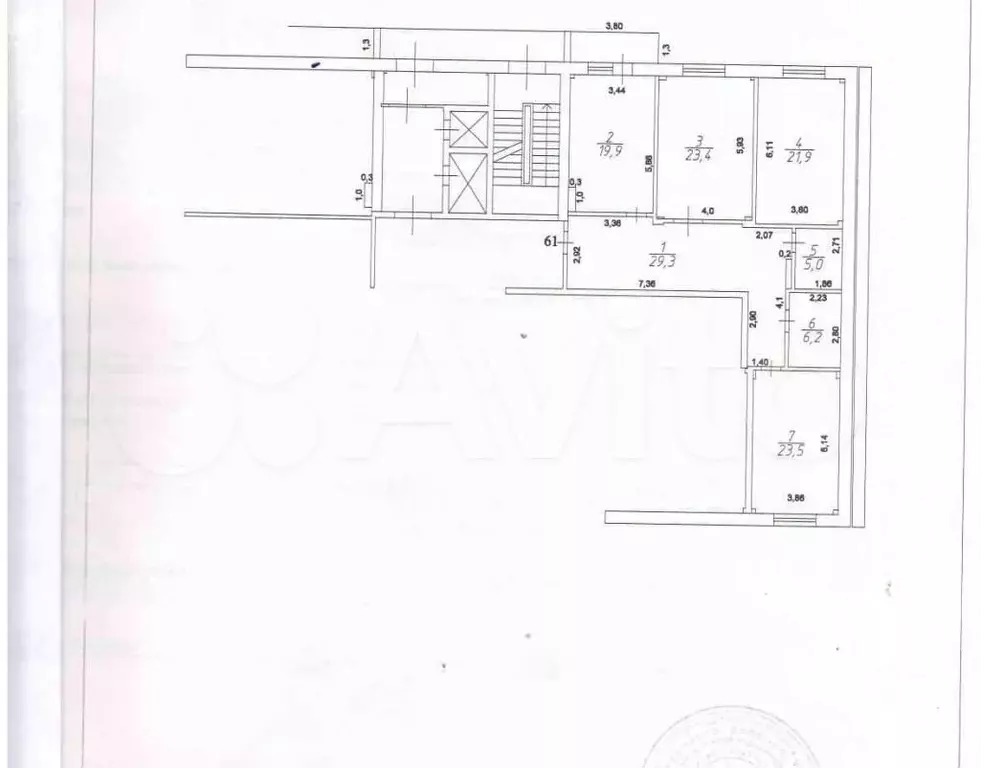 3-к. квартира, 126,7 м, 7/12 эт. - Фото 0