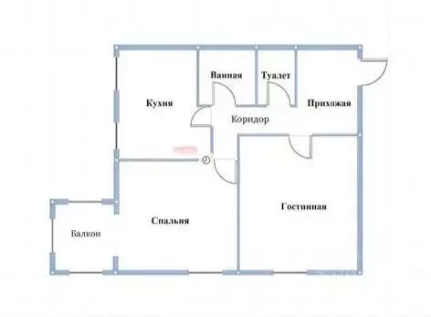 2-к кв. Краснодарский край, Сочи ул. Гагарина, 9 (62.0 м) - Фото 0