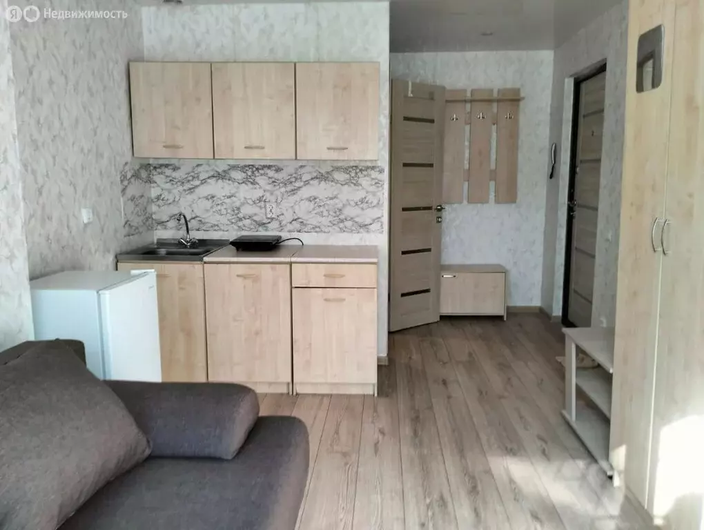 1-комнатная квартира: Барнаул, улица Крупской, 101к1 (16.2 м) - Фото 1