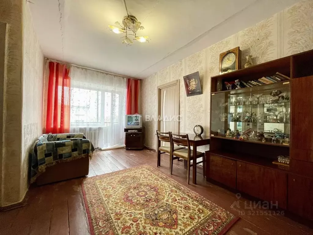 2-к кв. Владимирская область, Владимир ул. Чайковского, 44а (42.0 м) - Фото 0