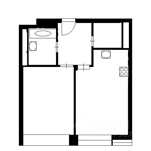 1-к кв. Москва Гжатская ул., 5к1 (55.0 м) - Фото 2
