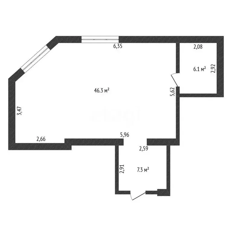 Офис (65.5 м) - Фото 0