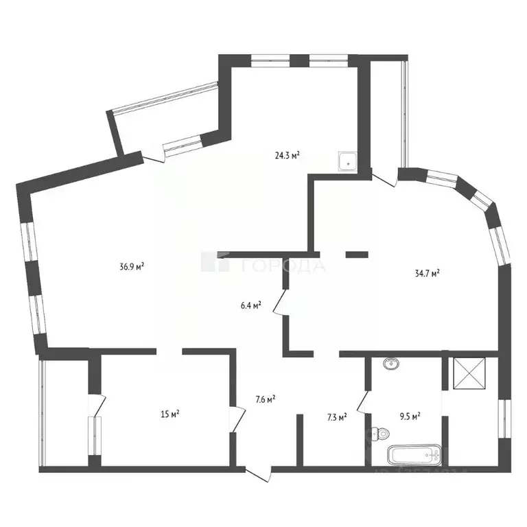 3-к кв. Алтайский край, Барнаул ул. Анатолия, 20 (146.2 м) - Фото 2