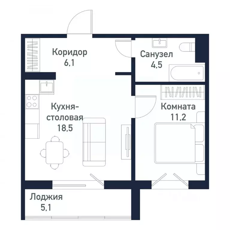 Студия Челябинская область, Челябинский городской округ, пос. ... - Фото 2