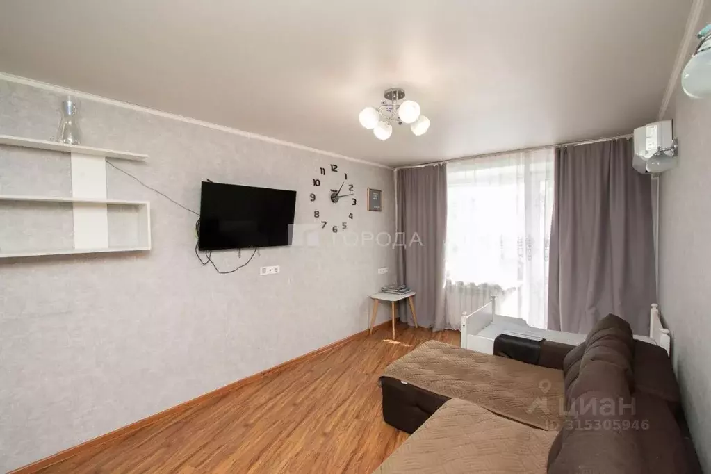 1-к кв. Кемеровская область, Новокузнецк ул. Челюскина, 48 (30.7 м) - Фото 0