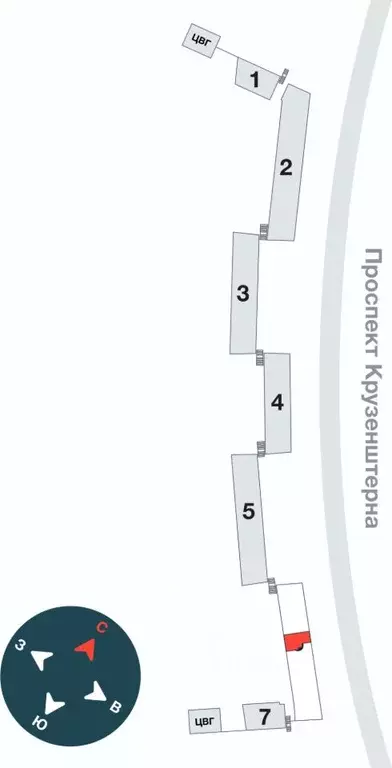 Помещение свободного назначения в Санкт-Петербург Новая Земля жилой ... - Фото 2