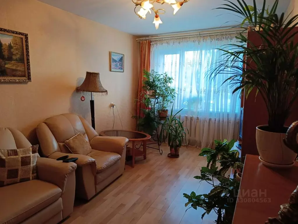 3-к кв. Псковская область, Псков просп. Энтузиастов, 5 (64.2 м) - Фото 1