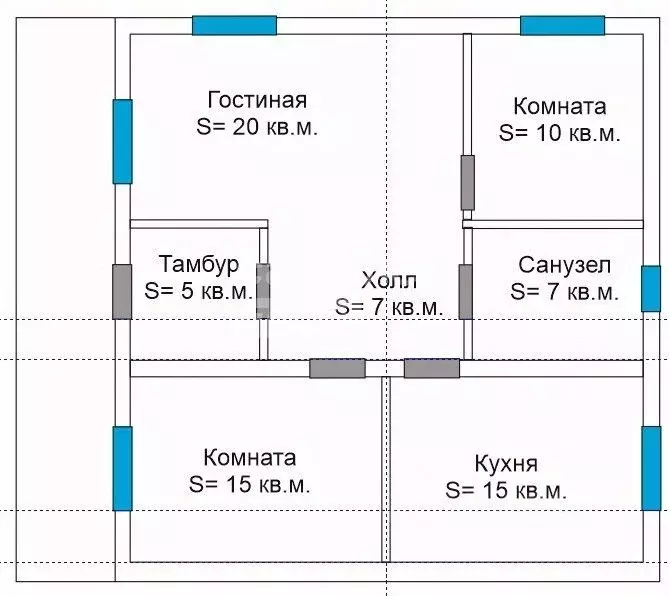 Дом в Пензенская область, с. Бессоновка ул. Компрессорная, 78 (81 м) - Фото 1