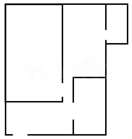 1-к. квартира, 32,1 м, 2/5 эт. - Фото 0