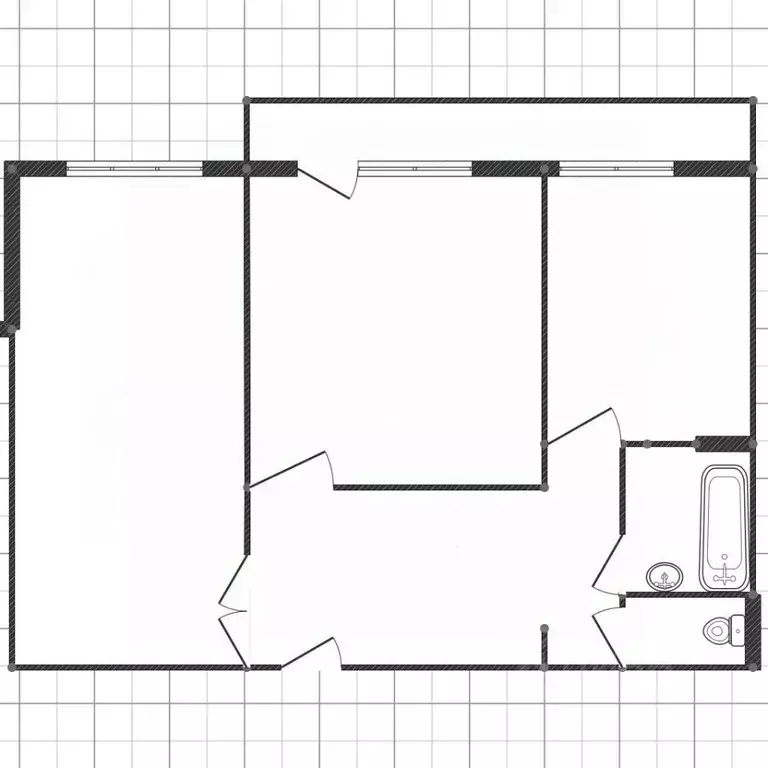 2-к кв. Липецкая область, Липецк ул. А.Г. Стаханова, 28 (52.0 м) - Фото 2