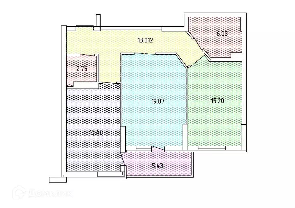 Продаётся 2-к квартира, 70.7 м - Фото 0