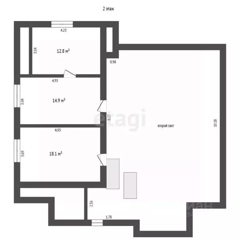 Дом в Белгородская область, Белгородский район, Разумное рп, ... - Фото 2