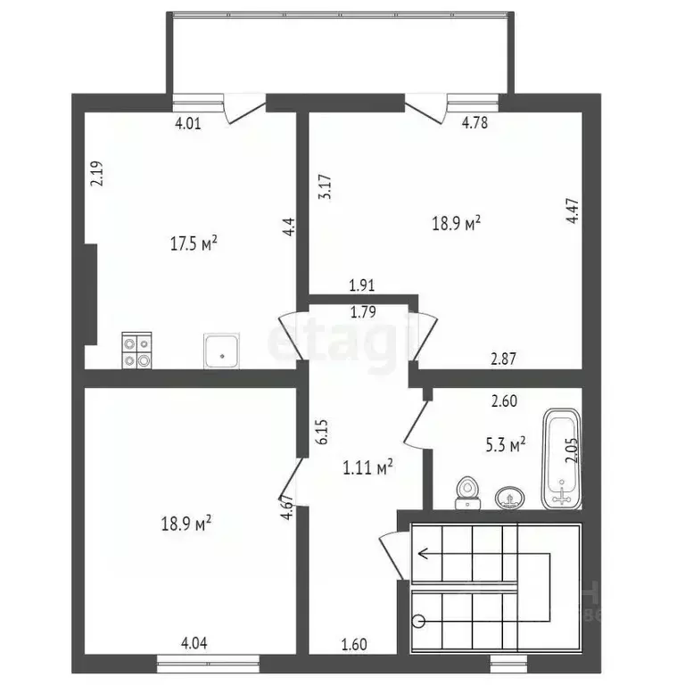 Дом в Калининградская область, Гурьевский муниципальный округ, пос. ... - Фото 2