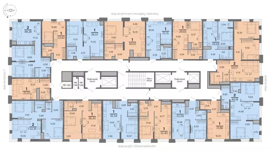 2-к кв. Рязанская область, Рязань Олимпийский городок мкр, Северный ... - Фото 2