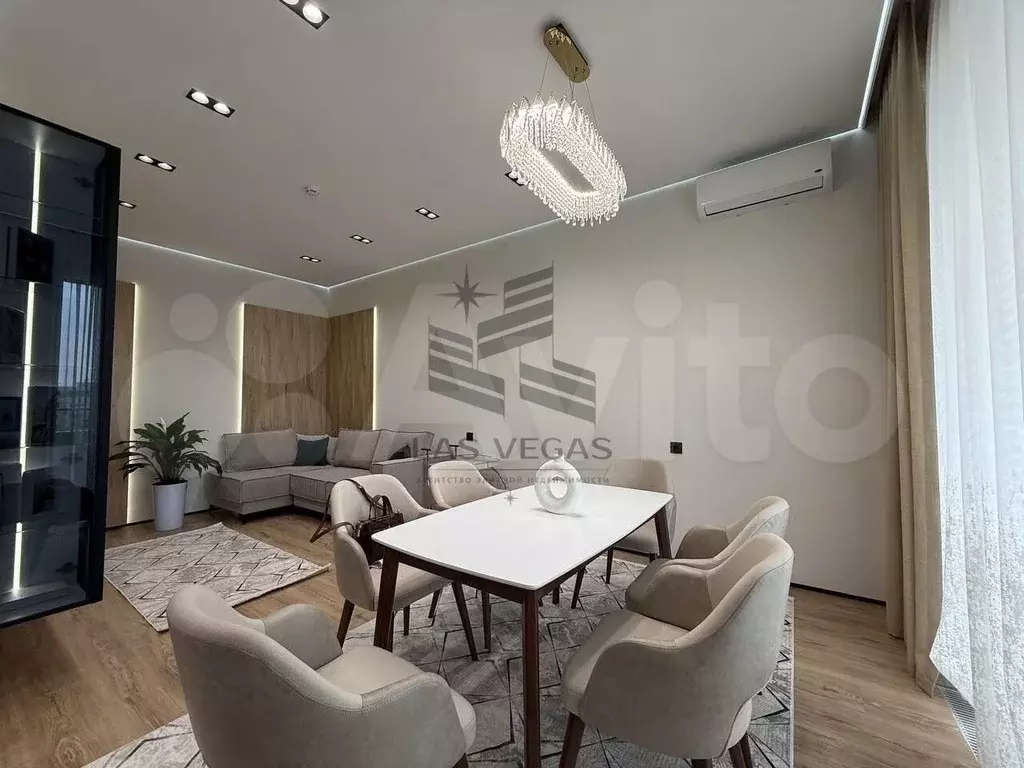 2-к. квартира, 60 м, 6/9 эт. - Фото 1