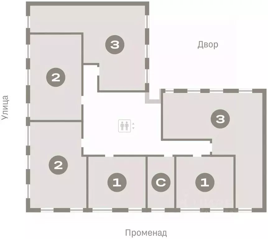 1-к кв. Омская область, Омск  (41.81 м) - Фото 1