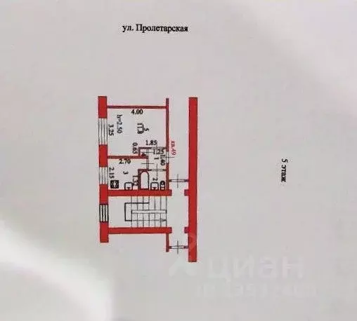 1-к кв. Пензенская область, Пенза Пролетарская ул., 22 (21.0 м) - Фото 1