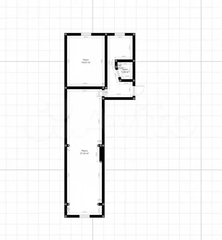 3-к. квартира, 65,6 м, 1/5 эт. - Фото 0