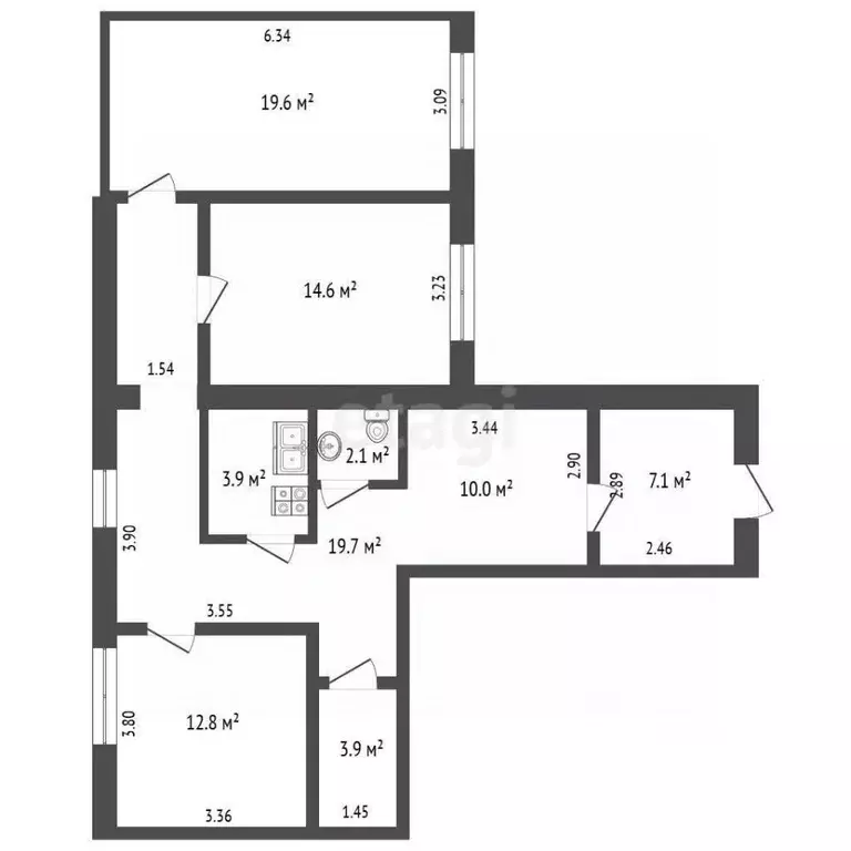 Офис в Калужская область, Калуга бул. Солнечный, 10 (94 м) - Фото 2