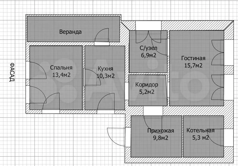 Дом 71,5 м на участке 8,9 сот. - Фото 0