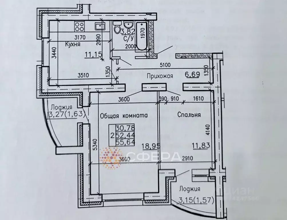 2-к кв. Новосибирская область, Новосибирский район, Мичуринский ... - Фото 2