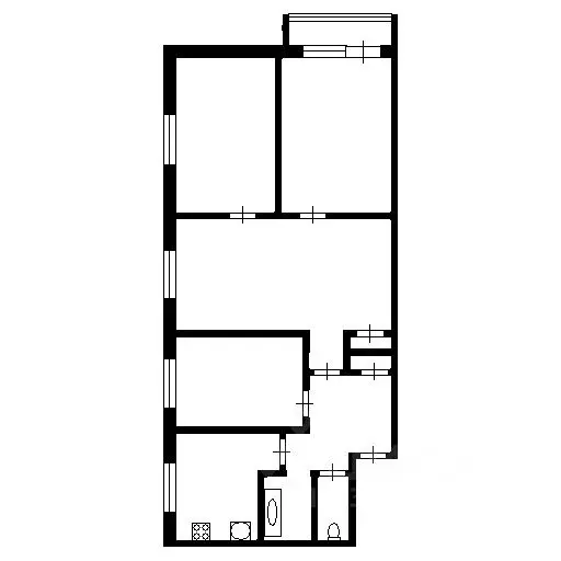 4-к кв. Татарстан, Нижнекамск ул. Юности, 16 (65.0 м) - Фото 1